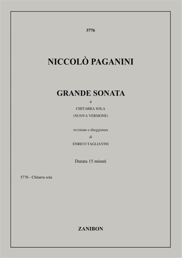 Grande Sonata A Chitarra Sola